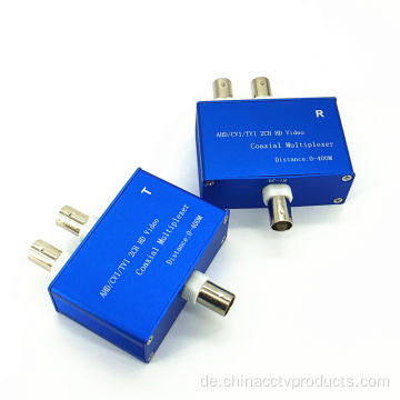 2-Kanal-HD-CVI / TVI / AHD-Koaxial-Video-Multiplexer